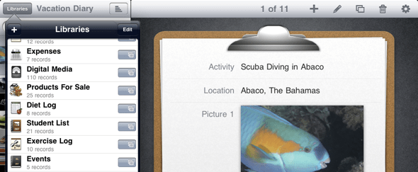 Go To Bento for iPad