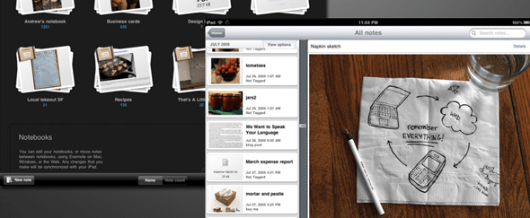 Go To evernote-for-ipad