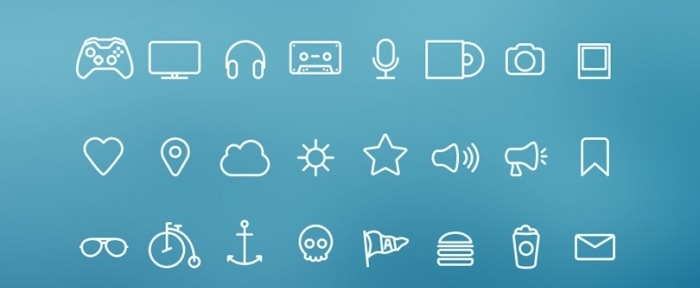 Go To hangloose-thin-line-icon-set