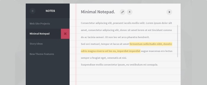 Go To notepad-app-interface