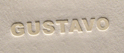 letterpress card