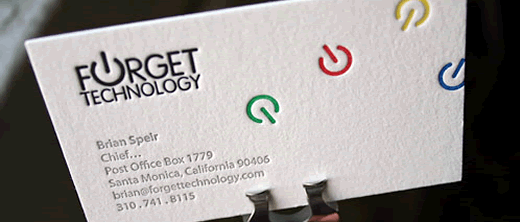 letterpress card