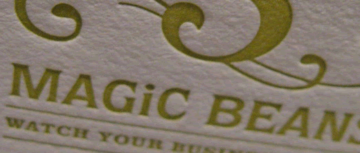 letterpress card