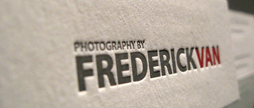 letterpress card