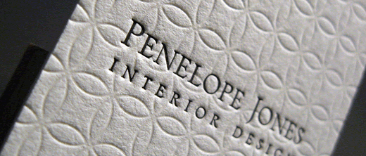 letterpress card