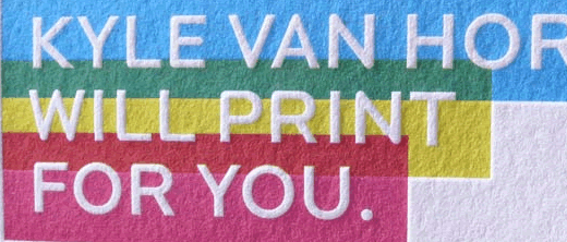 letterpress card