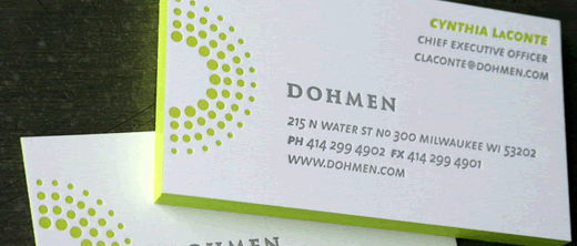 letterpress card