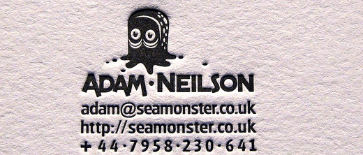 letterpress card
