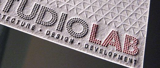 letterpress card