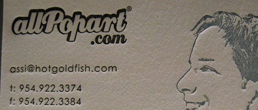 letterpress card