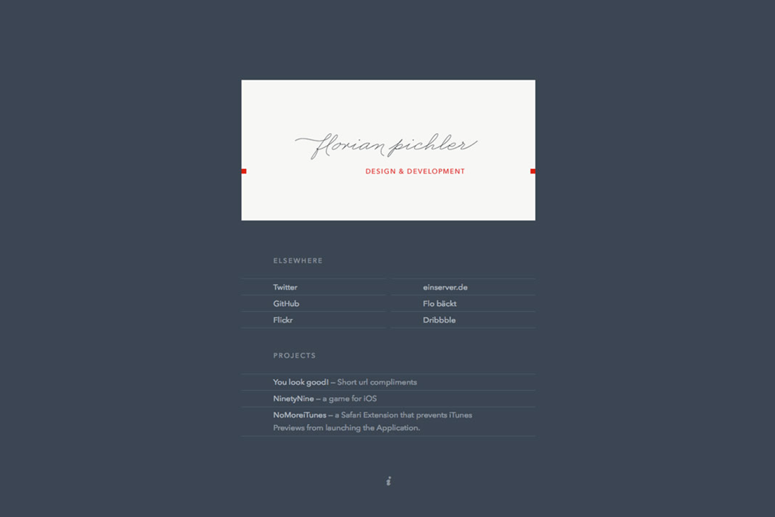 vcard-websites