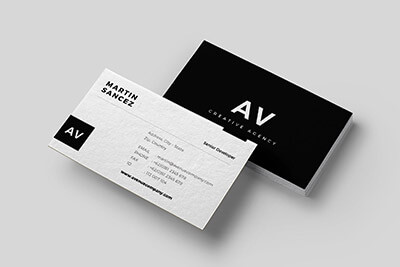 B&W Business Card