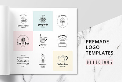 premade-logo-templates 45+ Best Minimal Logo Design Templates design tips 