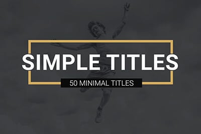 Simple Titles Template