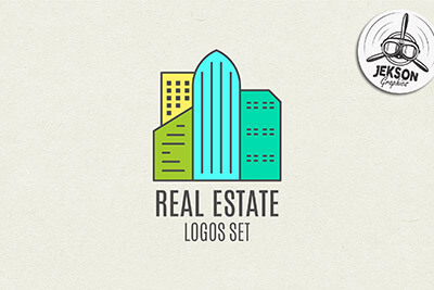 real-estate-logo-set 45+ Best Minimal Logo Design Templates design tips 