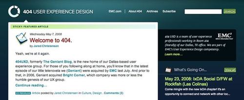View Information about The 404 Blog