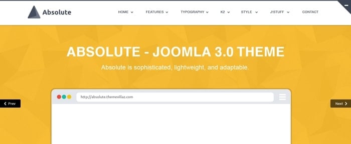 Go To absolute-joomla-3-theme