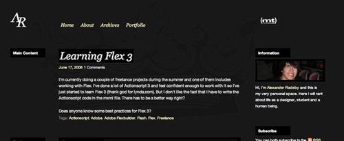 View Information about Alexander Radsby