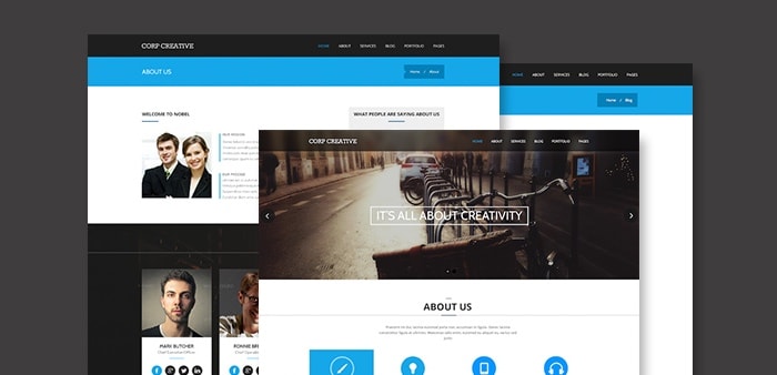 Go To Corporate Creative PSD Template