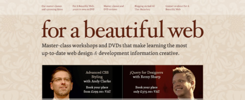 View Information about For a Beautiful Web