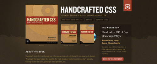 View Information about Handcrafted CSS