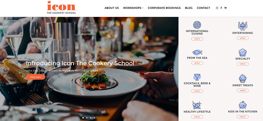Go To Icon The Cookery School