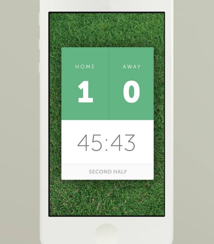 Live Score App | Design Shack
