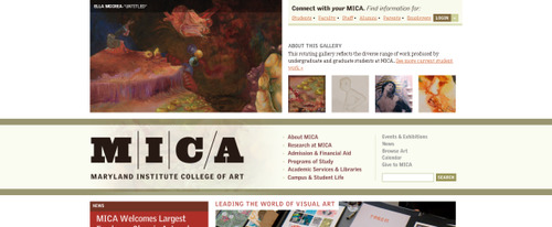 View Information about Maryland Institute College of Art