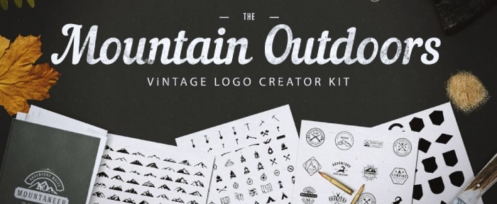 Go To mountain-outdoor-vintage-logo-kit