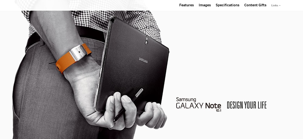 Go To Samsung Galaxy Tab Microsite