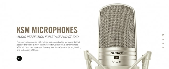 Go To shure-ksm-microphones