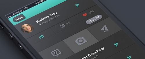 View Information about Social App Design