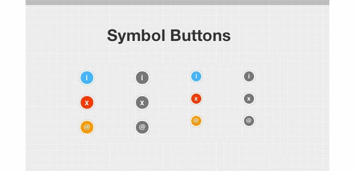 Symbol CSS Buttons | Design Shack