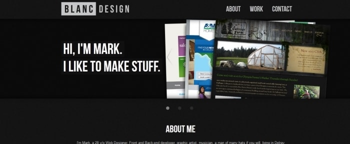 Go To the-dark-responsive-portfolio-of-mark-s-leblanc