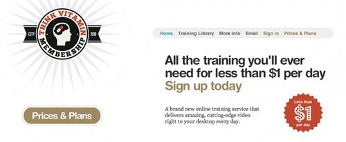 View Information about Think Vitamin Membership