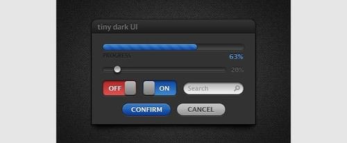 View Information about Tiny Dark UI