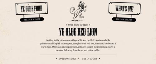 View Information about Ye Olde Red Lion