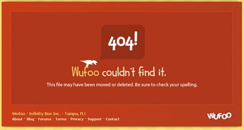 Custom 404 Error Pages