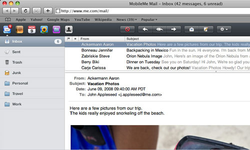 Mobile Me Email