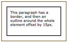 CSS3 Outline Offset