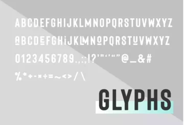 Second alternate image for URBANO Bold Font