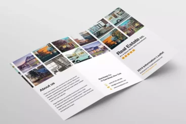Real Estate Trifold Brochure Template