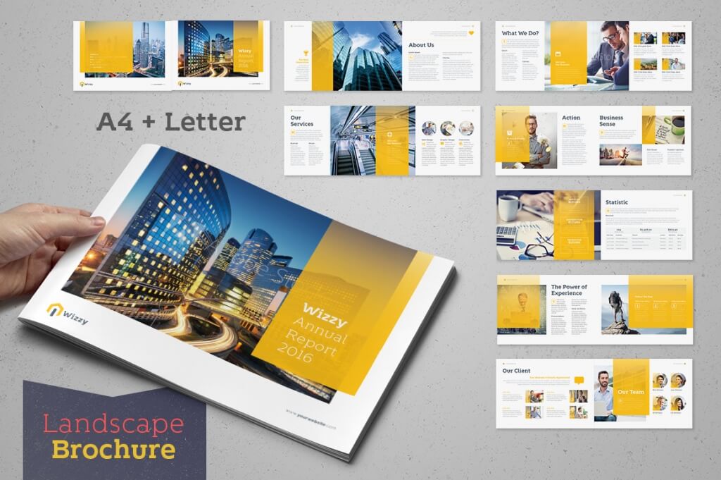 Full Page Brochure Template