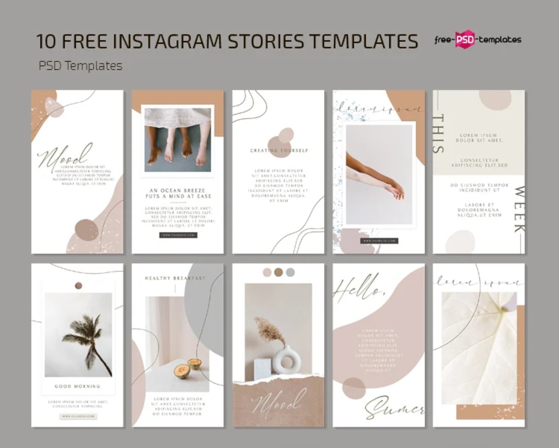 25+ Best Free Instagram Story Templates 2022 Website Design & Build