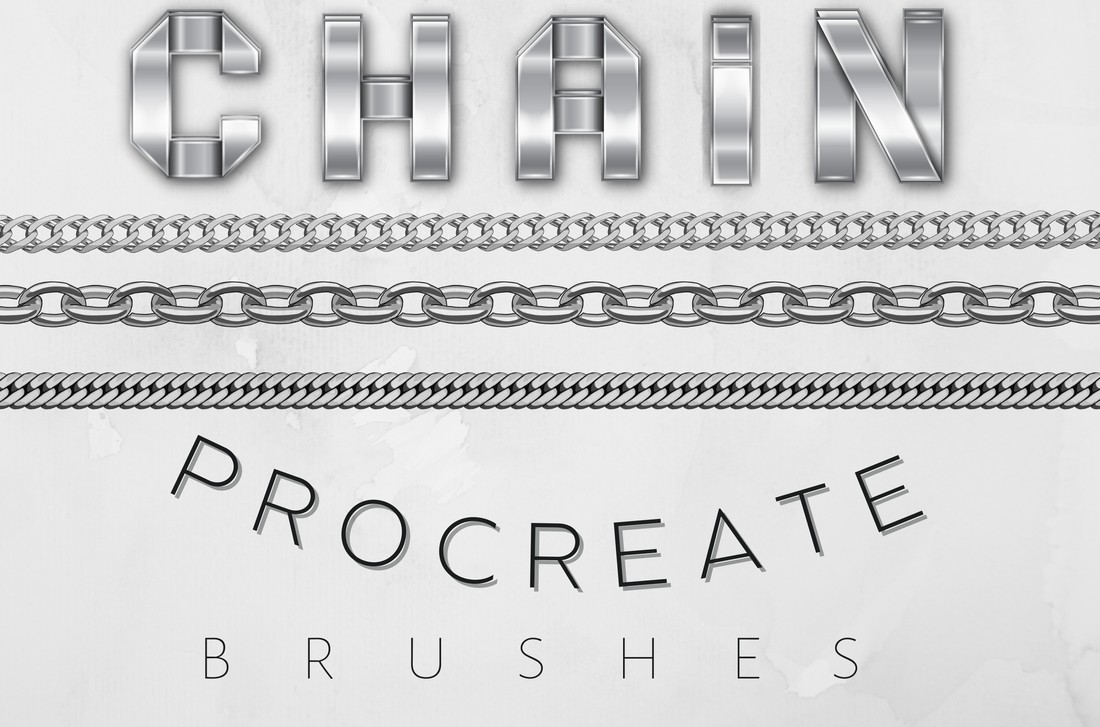 10 Free Professional Chain Brushes for Procreate