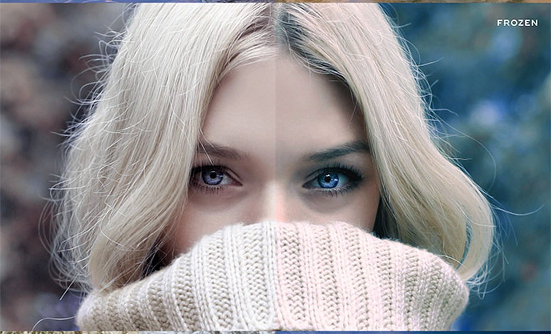 10-Free-Winter-Blues-Photoshop-Effect-Actions 40+ Best Free Photoshop Actions 2020 design tips 