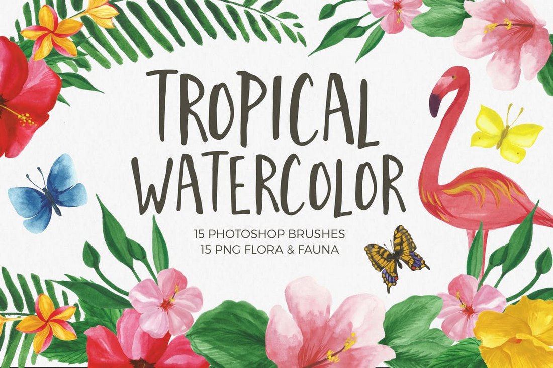 15-Photoshop-Watercolor-Brushes 20+ Best Photoshop Watercolor Brushes design tips 