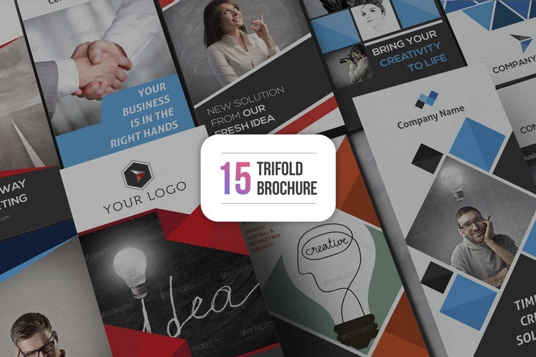 15-Trifold-Brochure-Templates 70+ Modern Corporate Brochure Templates design tips 