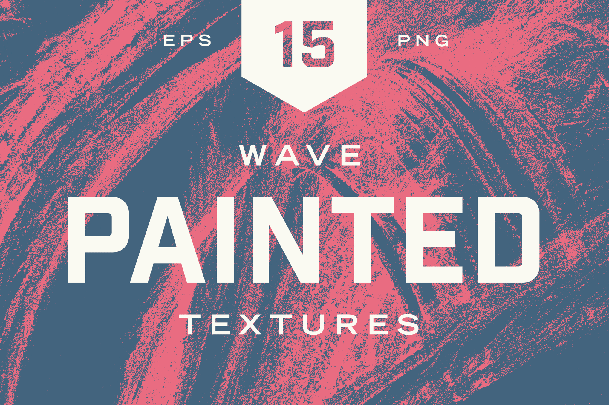 15 Vector Painted Wave Textures