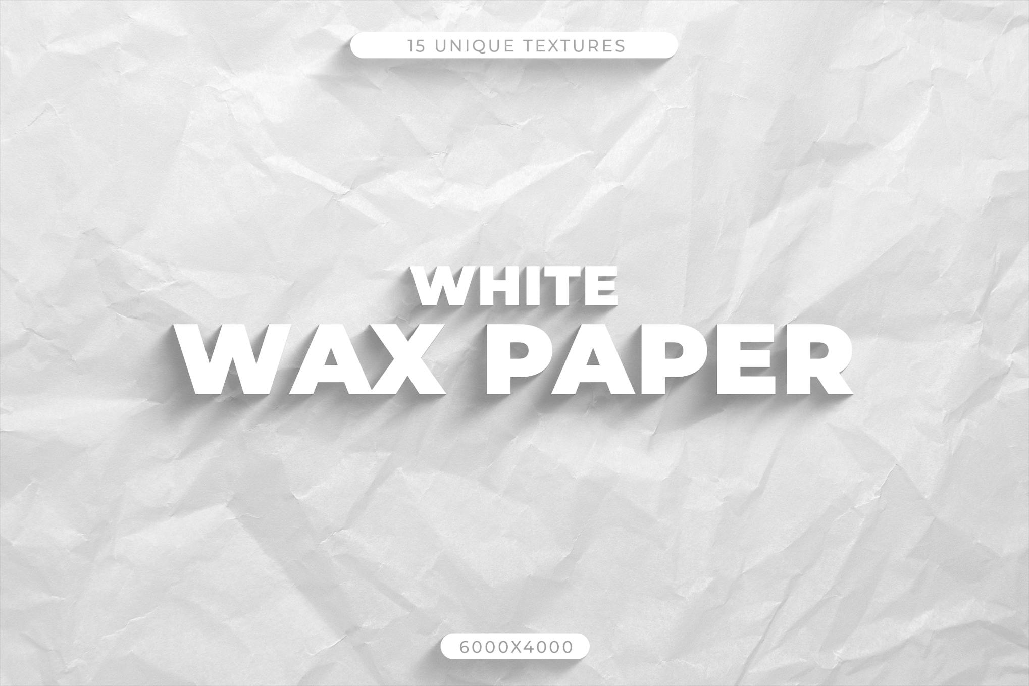 15 White Wax Paper Textures
